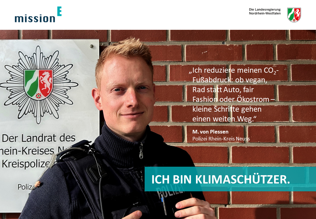 Testimonial der "mission E" von der Polizei Rhein-Kreis Neuss